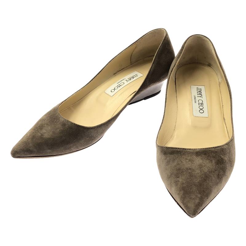 ★新品★ JIMMY CHOO 星　スエード フラットシューズ　パンプス 楽天市場】ジミーチュウ フラット（靴）の通販