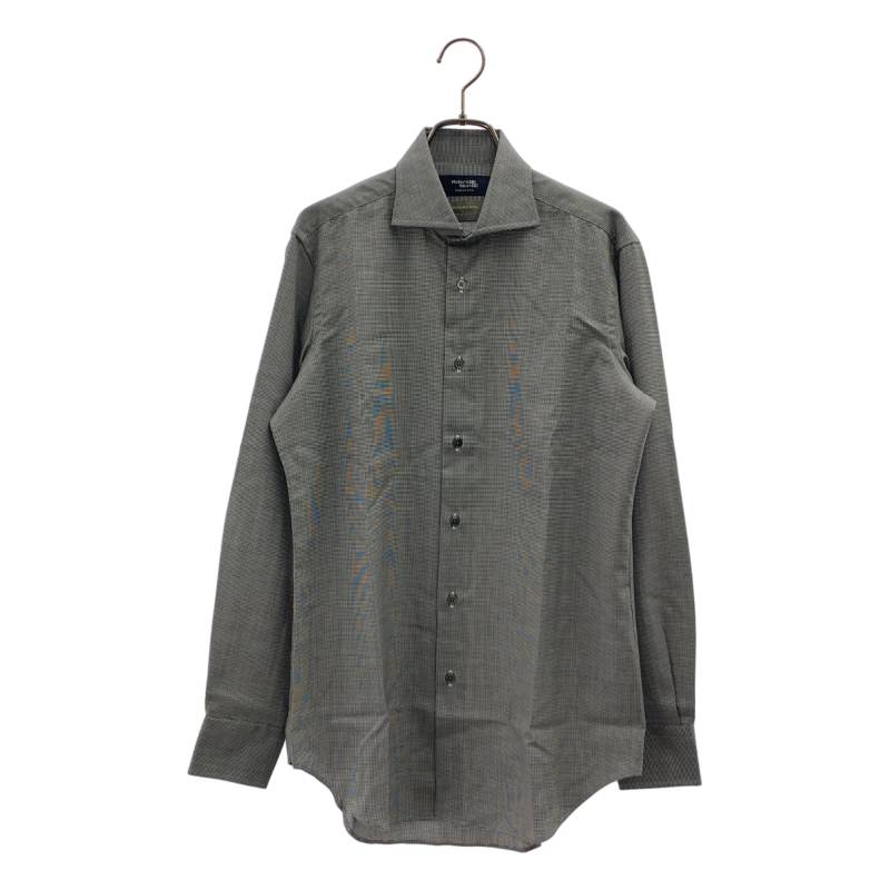 Rakuten - 【美品】 Maker's Shirt / メイカーズシャツ 鎌倉 | ウール 総柄 シャツ | 38 | グレー | メンズ