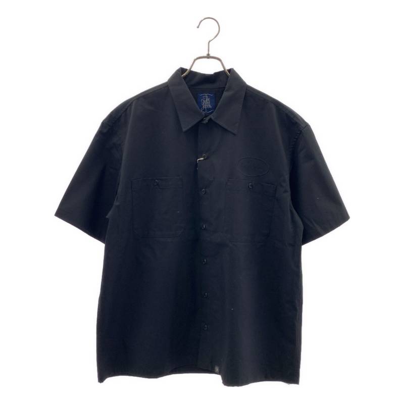  The Stylist Japan / ザスタイリストジャパン | WORK SHIRTS S/S ワークシャツ | M | ブラック | メンズ