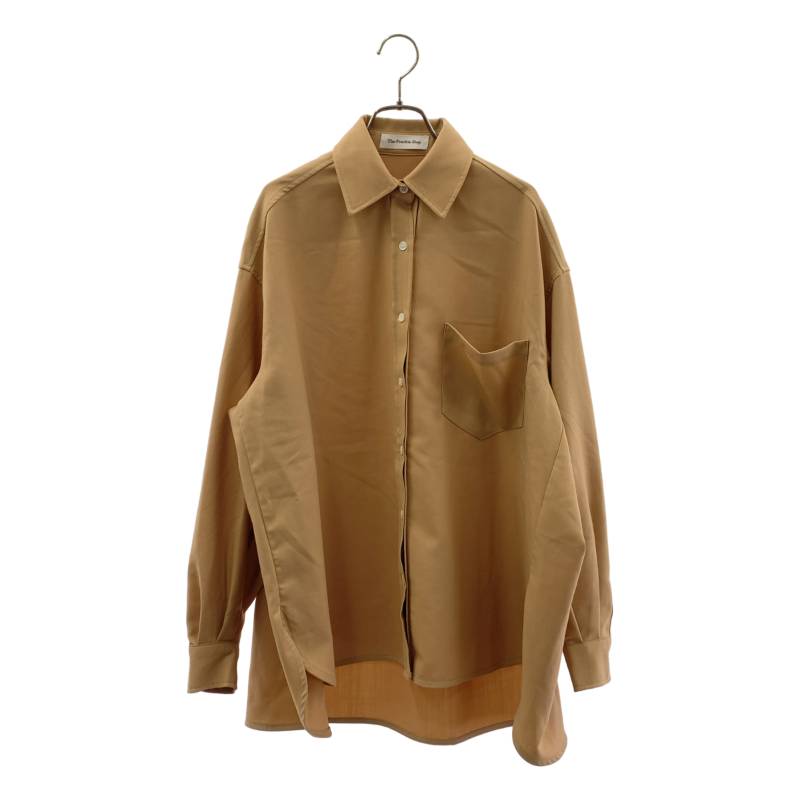The Frankie Shop / フランキーショップ | オーバーシルエット シャツ ブラウス | S | ベージュ | レディース