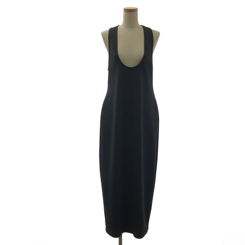 【美品】 aere / アエレ | バックスリット ノースリーブワンピース | 1 | ブラック...