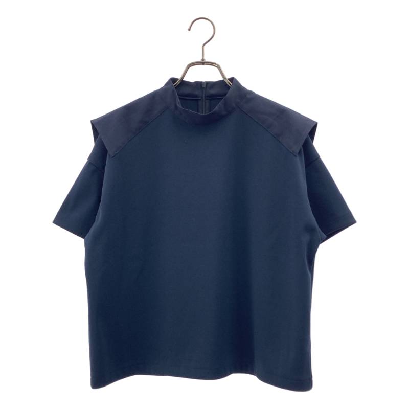 RIM.ARK / リムアーク | Docking design tops / ドッキング バックジップ ブラウス | 38 | ネイビー | レディース