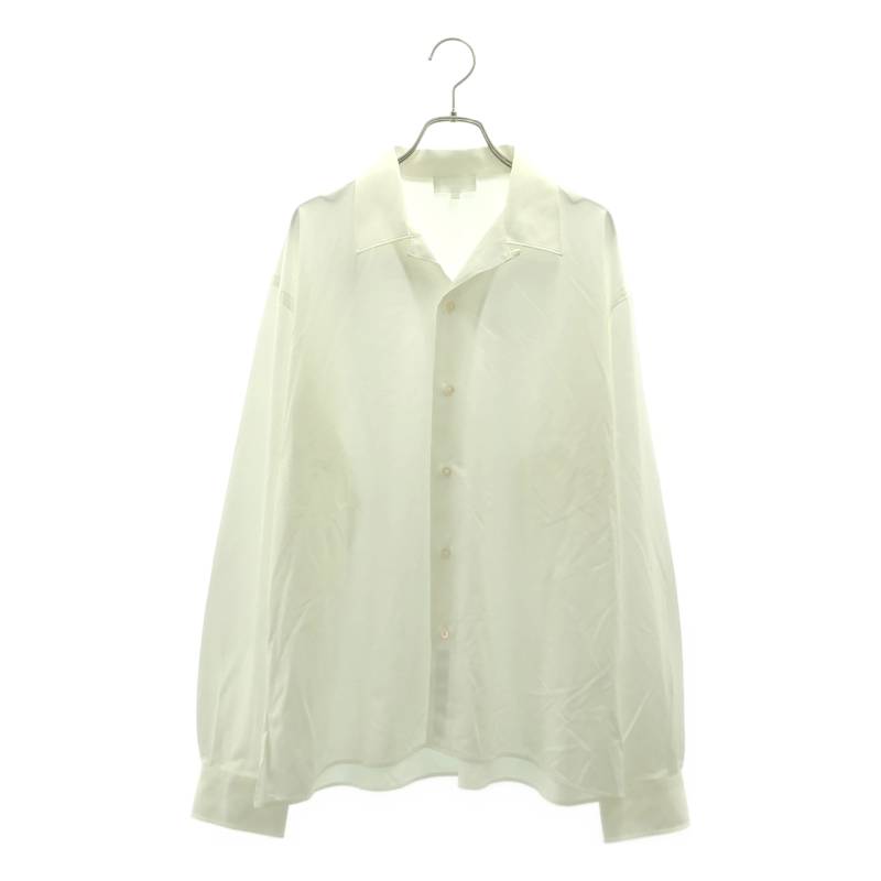 KANEMASA PHIL. / カネマサフィル | 46G Delta Shirt / オーバーシルエット オープンカラーシャツ | M | ホワイト | メンズ