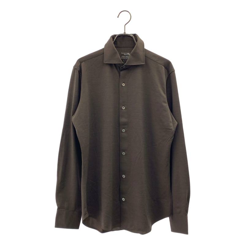 Rakuten - 【美品】 Maker's Shirt / メイカーズシャツ 鎌倉 | ストレッチ シャツ | 38 | ブラウン | メンズ