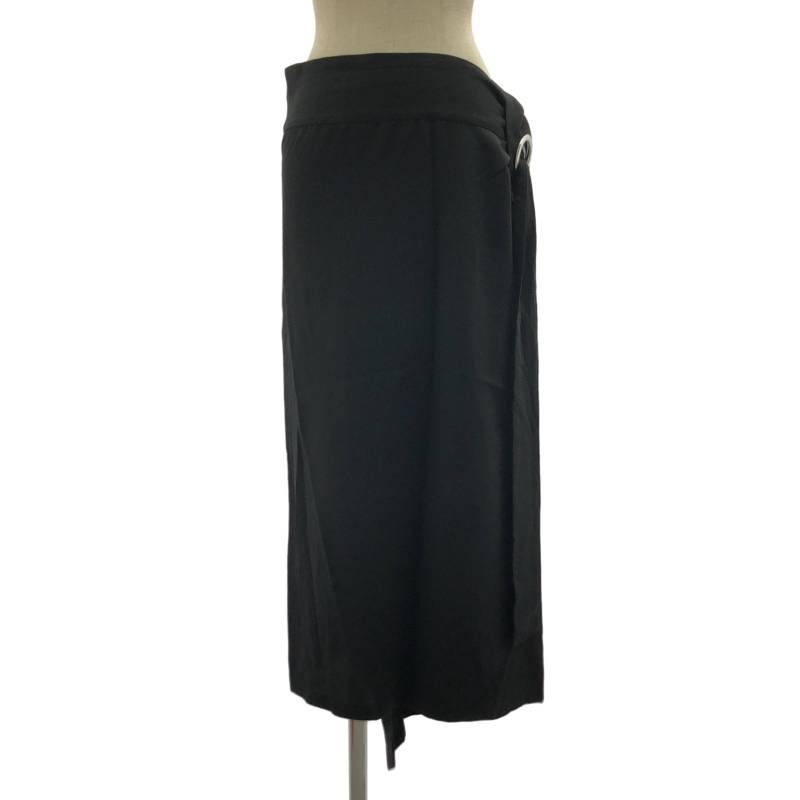 Rakuten - Yohji Yamamoto FEMME / ヨウジヤマモトファム | 2004SS | レーヨン リング ラップ ロングスカート | 2 | ブラック | レディース