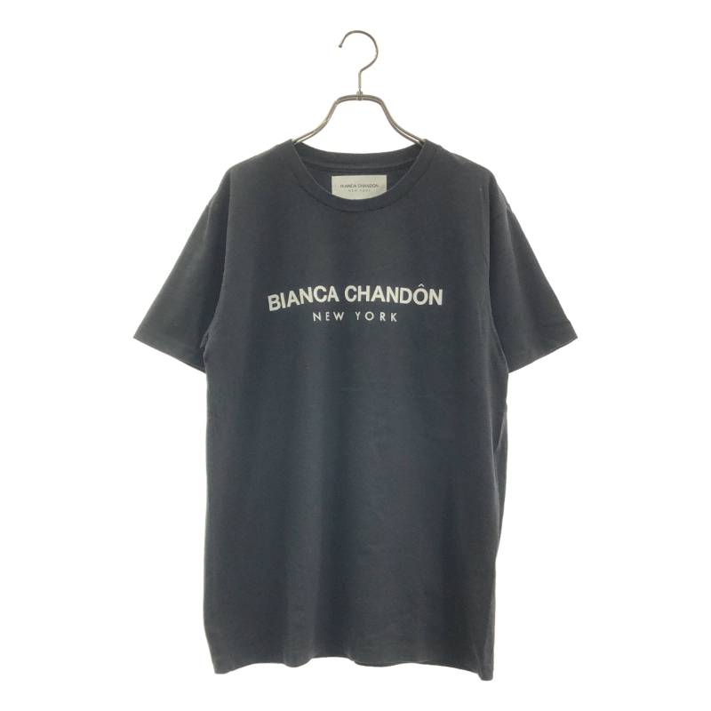  BIANCA CHANDON / ビアンカシャンドン | ロゴ Tシャツ カットソー | M | ブラック | メンズ