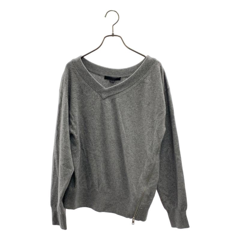 ALEXANDER WANG / アレキサンダーワン | ウール カシミヤ サイドジップ Vネックニット | S | グレー | レディース商品詳細情報ブランドALEXANDER WANG / アレキサンダーワン商品名ウール カシミヤ サイドジップ Vネックニットカラーグレー表記サイズS平置き実寸(cm)肩幅:51.5身幅:50着丈:54袖丈:54採寸値の計測方法について状態状態評価について注意事項免責事項などをご案内しています。詳しくは こちら をご覧ください。KLD USED CLOTHING 楽天市場店で扱う商品について当店の取扱商品は全て中古品、新品であっても一度人の手に渡ったものとなります。 お客様に安心してご利用いただけるよう、下記のような対応を実施したうえでお届けしています。専用機械で毛玉の除去を実施しています。出品前、お届け前に細かなホコリを除去しています。必要に応じてメンテナンス・クリーニングを実施しています。※ 商品の風合いを大切にするため、上記対応を実施しない場合がございます。 ※ あくまでも中古品となります。着用に際する使用感がある場合がございます。詳細は商品説明欄をご参照いただき、ご不明点はお気軽にご質問ください。発送等について商品は当店提携倉庫にて365日24時間、温度湿度を管理し、保管しています。 提携倉庫にて検品・包装の上お客様の元へお届けします。 発送は入金確認後、土、日、祝を除く3営業日以内におこないます。日にち指定はご入金日から5日目以降7日以内に限りお受けいたします。 できるだけ早くお届けできるよう、最善を尽くしますが発送にお時間をいただく場合がございます。商品は提携倉庫にて保管しているため、質問の回答にお時間をいただく場合がございます。 領収書の発行は承っておりません。楽天市場の購入履歴から領収書発行機能をご利用ください。出品物、付属品は特筆のない限り画像掲載のものが全てです（ハンガー等の撮影小物は除く）。 パンツの裾上げ、袖や着丈の詰めの有無については、判断が難しい場合がございます。実寸地をご参照いただき、ご不明点はお気軽にご質問ください。 色の記載には主観が介入します。 また、何色と明確にお答えするのが難しい事もございますので、写真よりご判断ください。買取サービスのご案内買取店に洋服を持ち込み、長く待ったにも関わらず査定金額が安い、価値を評価してくれていない... そのように残念な思いをされたことはありませんか？当店では一点一点、コメントを付して査定をさせて頂いています。 お値段の付いたもの、残念ながらご希望に添えなかったものもあるかもしれませんが、すべて理由を添えて査定結果を提示しています。また、当店はネット販売に特化、少人数で運営しているため、他社様より利益率を低く設定することで、高価買取を実現しています。 お買取りは全国どこからでも、宅配にて承っています。もちろん、ご満足いただけない場合には送料無料にて返送いたします。 詳細は お買取りのご案内をご覧ください。 ぜひ一度当店のお買取をお試しください。