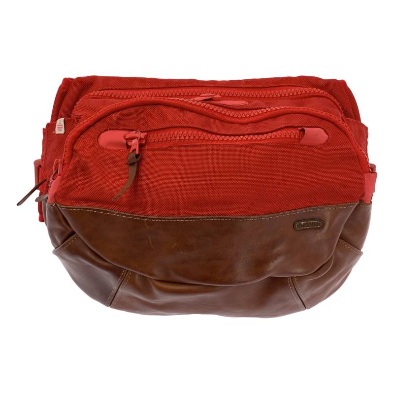 Rakuten - visvim / ビズビム | Ballistic 8L レザー 切替 ボディバッグ | レッド/ブラウン | メンズ