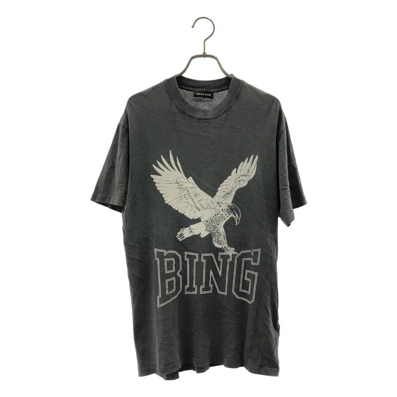 Rakuten - MUSE de Deuxieme Classe / ミューズドゥーズィーエムクラス | 2025SS | ANINE BING / RETRO EAGLE TEE / プリント Tシャツ カットソー | チャコール | レディース