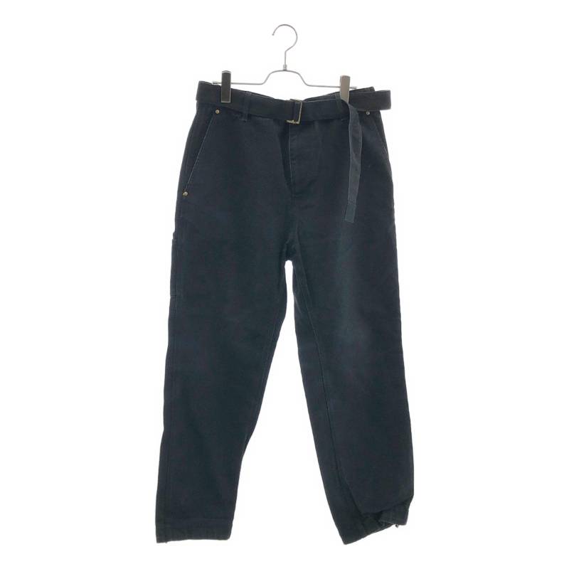 sacai / サカイ | 2023AW | ×Carhartt WIP / Canvas Pants キャンバス ペインターパンツ | 3 | ブラック | メンズ