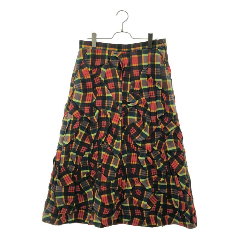 Rakuten - 【美品】 TOGA / トーガ | 2024AW | Polyester twill plaid skirt / ポリエステルツイル チェックスカート | 38 | マルチカラー | レディース