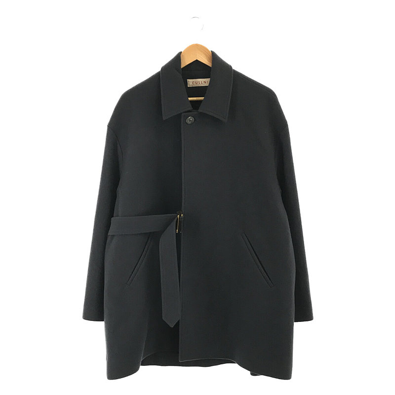 【美品】 CULLNI / クルニ | タイロッケンコート | ネイビー | メンズ