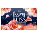 Downy ダウニーシート インフュージョン スパークリングアンバー＆ローズ 105枚入り(105シート) 乾燥機用柔軟仕上げ剤シート Downy Infusions Fabric Softener Dryer Sheets Bliss Scent