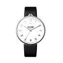 レディース メンズ モノトーン シンプル 機械式 お揃い ギフト プレゼント ブランド KLON AUTOMATIC WATCH BLACK LEATHER -...