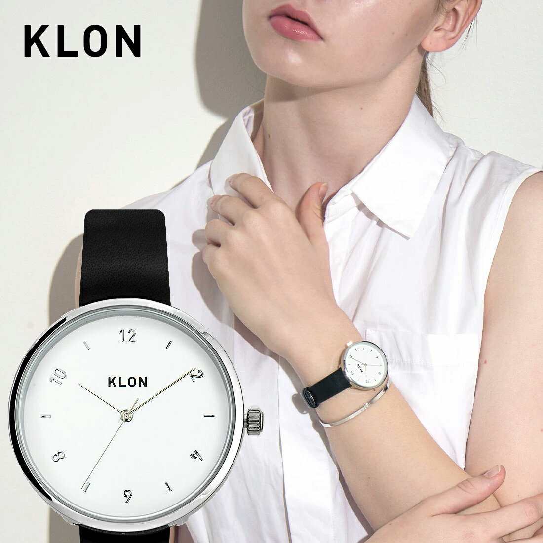 腕時計 モノトーン ビジネス レザー ベルト シンプル ペア腕時計 お揃い ペア カップル 記念日 プレゼント 大人 ギフトメンズ レディース オールジェンダー ジェンダーレス ブランド KLON PASS TIME ELFIN EVEN 33mm