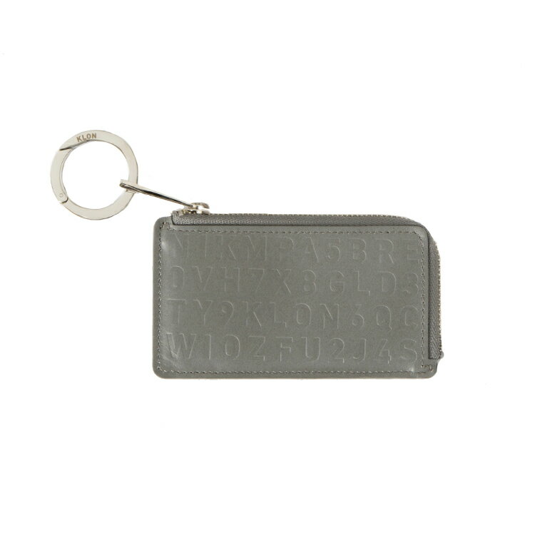 ポイント10倍 Klon Passcase Cloudy Gray クローン レディース メンズ パスケース 定期入れ グレー 本革 カラビナ ブランド ポイント10倍 Klon Passcase Cloudy Gray クローン レディース メンズ パスケース 定期入れ グレー 本革 カラビナ ブランド
