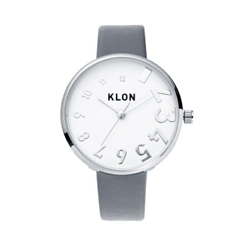 【ポイント10倍】 KLON EDDY TIME GRAY Ver.SILVER 33mm , クローン レディース メンズ 腕時計 グレー シンプル モノトーン モノクロ 誕生日 腕時計 ギフト プレゼント お揃い 祝い ギフト プレゼント 父の日