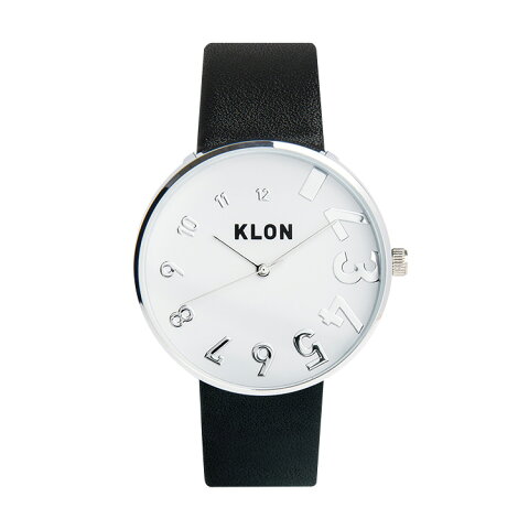 【ポイント10倍】 KLON EDDY TIME BLACK Ver.SILVER 40mm , クローン レディース メンズ 腕時計 シルバー シンプル モノトーン モノクロ 誕生日 腕時計 お揃い 祝い ギフト プレゼント 父の日