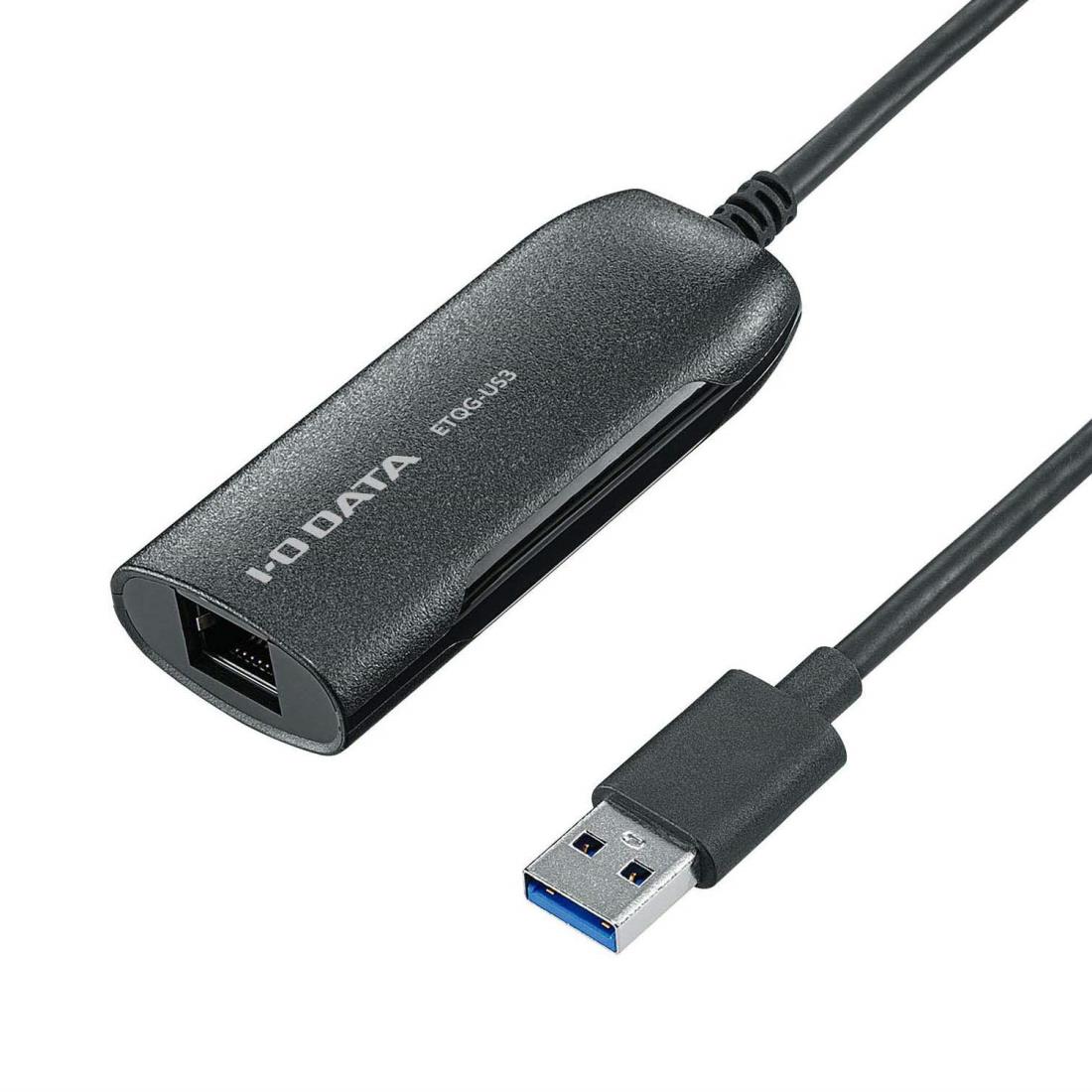 「etqg-us3」は2.5gbase-tに対応したusb 3.2 gen 1(usb 3.0)接続の有線lanアダプターです。gigabit(1gbps)よりも約2.5倍高速な2.5gbps(規格値)に対応、最大転送速度 約2,372mbps(実測値)を実現しました。 2.5gbe対応機器とあわせてご利用いただくことで、大容量のファイルのやりとりや高品質な動画視聴も快適になります。高さがあるデスクトップパソコンのusb端子にも接続しやすいように、ケーブルの長さは約 35cmに設計しました。原産国:中国説明 「ETQG-US3」は2.5GBASE-Tに対応したUSB 3.2 Gen 1(USB 3.0)接続の有線LANアダプターです。 本商品を使うことで、最大転送速度2.5Gbps(規格値)の有線接続により安定した高速通信が可能となり、大きなファイルのやり取りやテレビ会議、動画視聴やゲームのネット対戦が快適になります。
