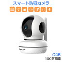 防犯カメラ ワイヤレス C46 100万画素 ONVIF対応 VStarcam 無線 WIFI MicroSDカード録画 クラウド保存 電源繋ぐだけ 屋内用 監視 ネットワーク ペット ベビーモニター IP WEB カメラ 技適 PSE認証 在庫処分1ヶ月保証