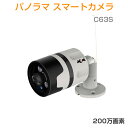 SDL防犯カメラ 200万画素 C63S 魚眼レンズ 360度 ネットワークカメラ ペット ベビー WIFI ワイヤレス 屋外 屋内 MicroSDカード録画 監視 IP WEB カメラ 動体検知 VStarcam 宅配便送料無料 PSE 技適 1年保証 K&M