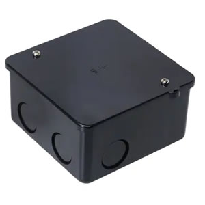 【楽天倉庫自動出荷/365日出荷】未来工業 PVK-BNK 1個 PVKボックス ブラック [MRI008192-1]