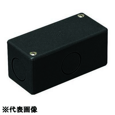 Rakuten - 【楽天倉庫自動出荷/365日出荷】未来工業 PVU-K ユニバーサルボックス ブラック 20個[MRI009929-20]