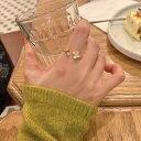 【送料無料】指輪 リング フリーサイズ 調整可能 レディースアクセサリー ファッションリング おしゃれ 彼女 レディース 女性 クリスマス ホワイトデー 誕生日...