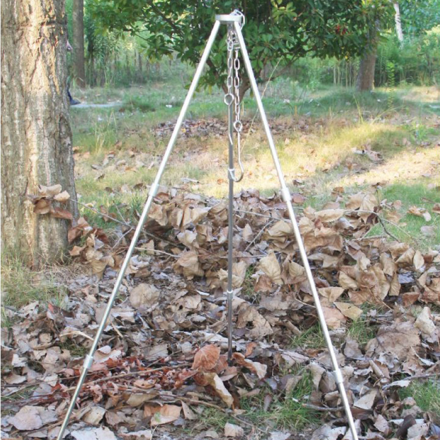 トライポッド アウトドア 三脚 ファイヤースタンド 焚き火 料理 キャンプ 軽量 コンパクト 楽しい 組み立て 簡単 送料無料通販格安セール情報　楽天　通販