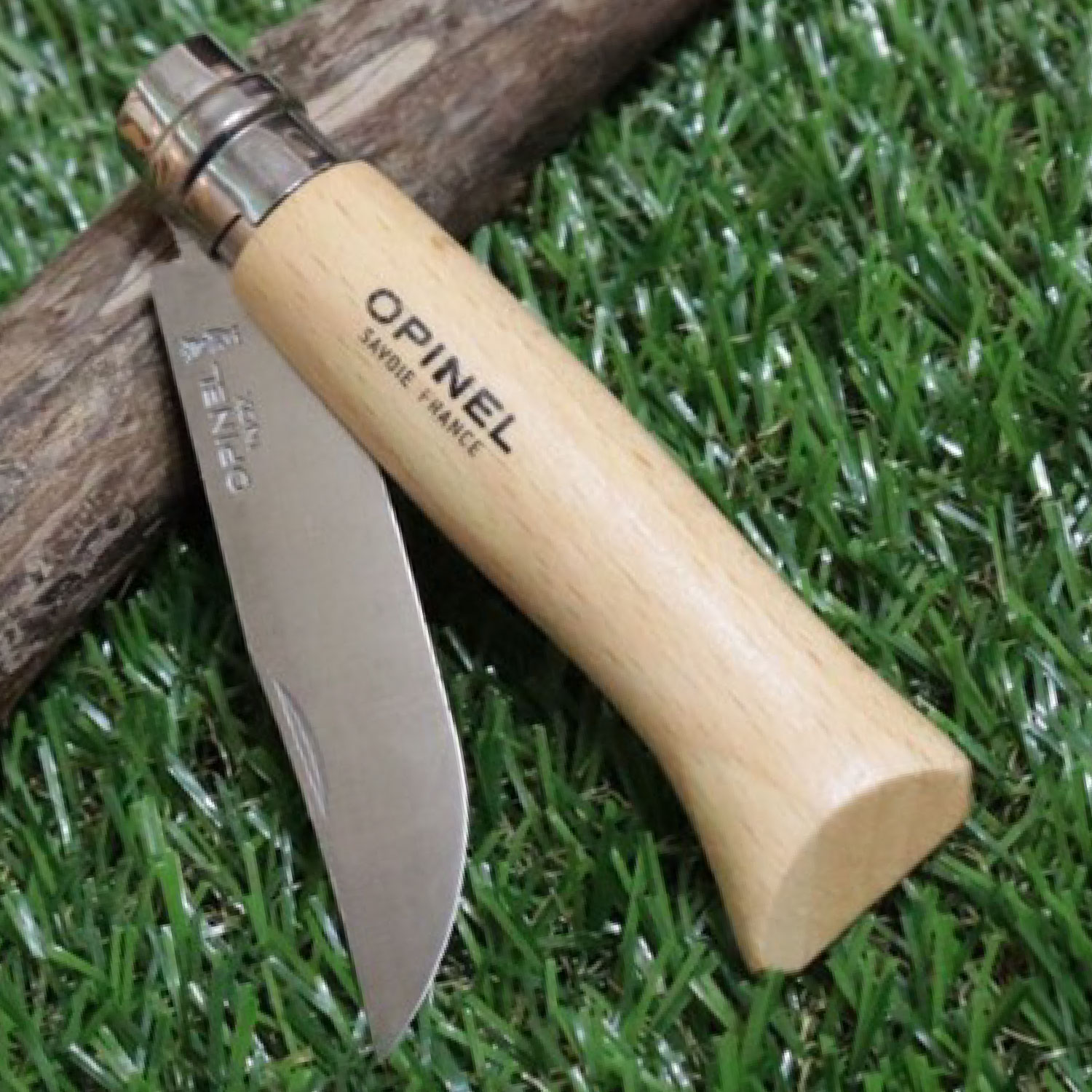 Opinel オピネル ステンレスナイフ No.8 フォールディングナイフ スチール キャンプ アウトドア オピネルナイフ釣り 折り畳み式 かっこいい 携帯しやすい 木柄 ロック機能 おすすめ 持ち運びしやすい 並行輸入品 送料無料！通販格安セール情報　楽天　通販