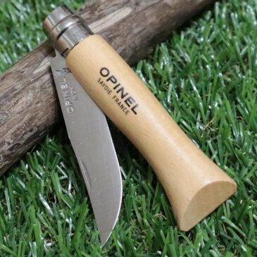 Opinel オピネル ステンレスナイフ No.6 フォールディングナイフ スチール キャンプ アウトドア オピネルナイフ 釣り 折り畳み式 アウトドアナイフ 折りたたみナイフ 折り畳みナイフ かっこいい 携帯しやすい 木柄 ロック機能 おすすめ 持ち運びしやすい 並行輸入品 送料無料