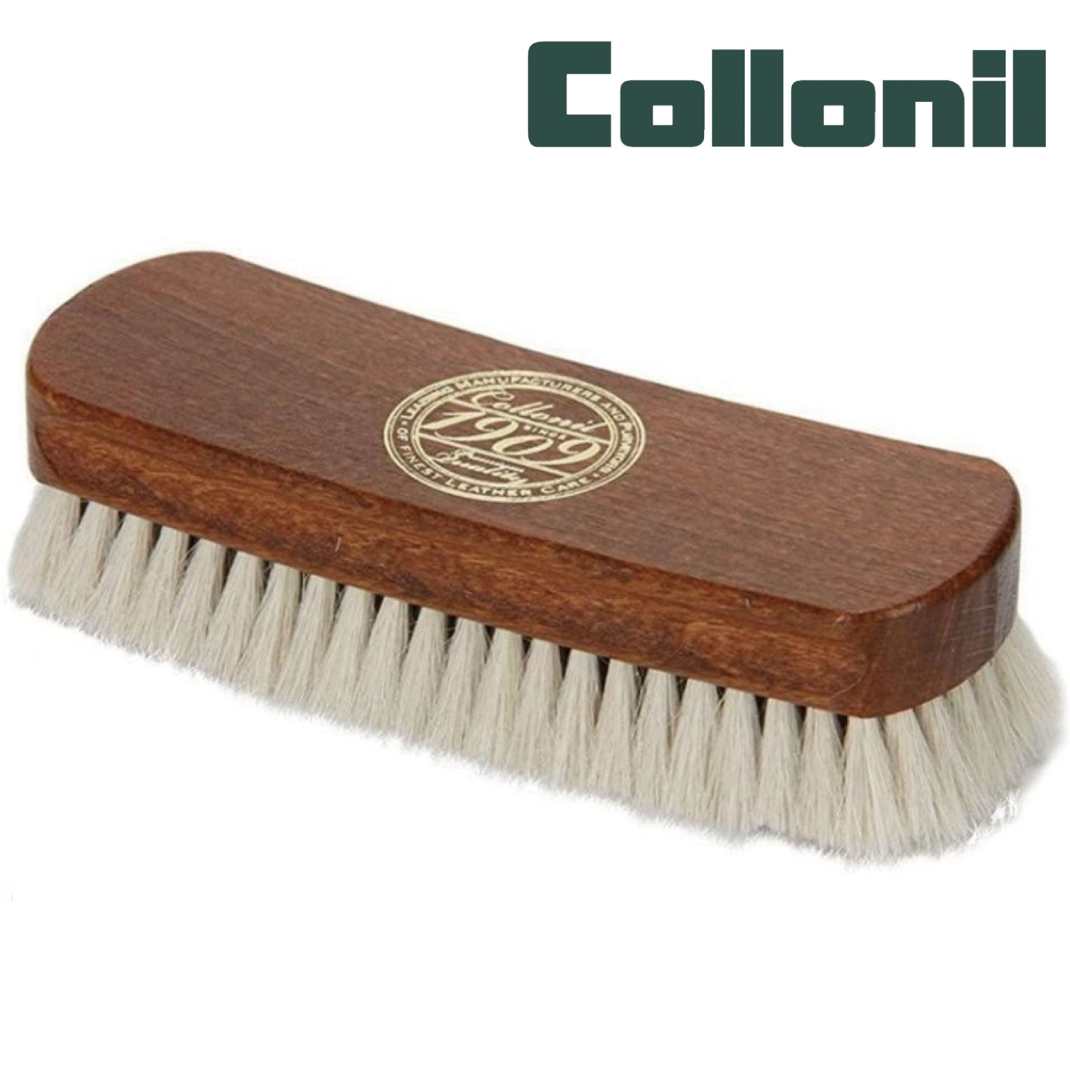 コロニル Collonil 1909 ファインポリシングブラシ 山羊毛ブラシ FINE POLISHING BRUSH 皮革 靴 バッグ メンテナンス 仕上げ 磨き 柔らかい 傷つけない 高品質 並行輸入品 送料無料