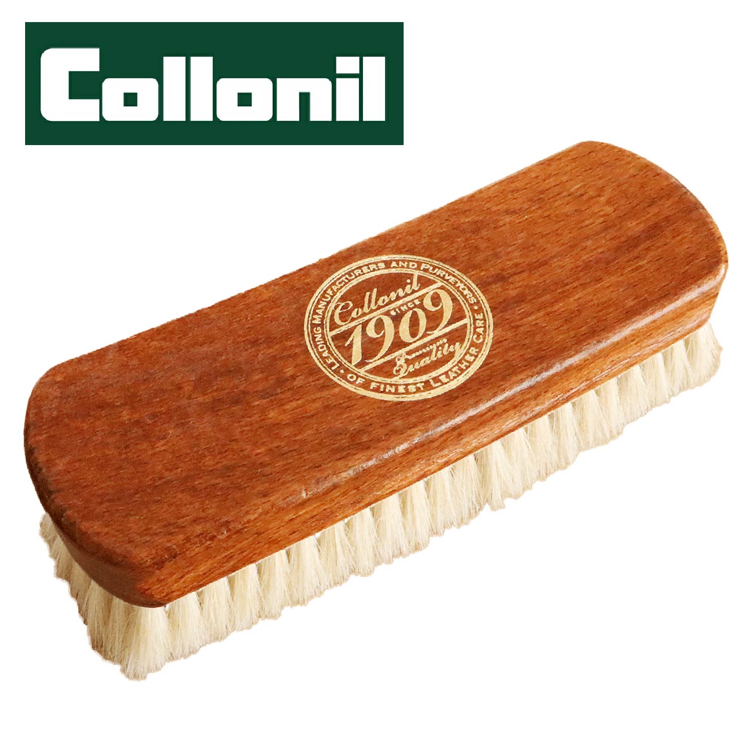 コロニル Collonil 1909 ファインポリシングブラシ 山羊毛ブラシ FINE POLISHING BRUSH 皮革 靴 バッグ メンテナンス 仕上げ 磨き 柔らかい 傷つけない 高品質 並行輸入品 送料無料