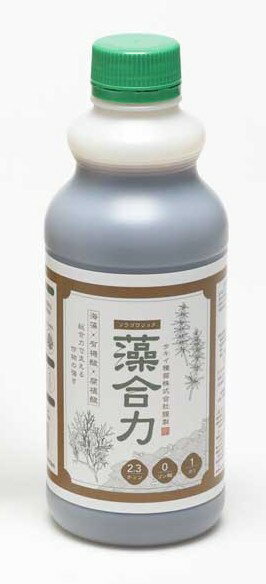海藻由来のアミノ酸・有機酸・腐植酸を独自配合し、代謝維持・吸収促進・細胞保護を 同時にサポート。 【保証成分】 チッソ：2.3　リン酸：0　カリ：1 【内容物と主な効果】 ・代謝の向上 ：アミノ酸・有機酸 ・根張りの促進 ：腐植酸・アミノ酸 ・ミネラル吸収促進、細胞保護 ：有機酸・腐植酸・水溶性ケイ素 【使用方法】 対象作物：作物全般 希釈倍率：500～1000倍 使用方法：葉面散布・灌注 施用時期：定植前後などストレスがかかりやすい時期 施用頻度：1～2週間おき 商品のパッケージは予告なく変更となる場合がございます。　