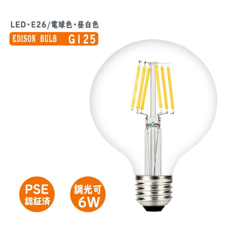 エジソン電球 G125 エジソンバルブ アンティーク 照明 レトロ電球 間接照明 レトロランプ 花火 アンティーク フェアリー 電球 ペンダントライト