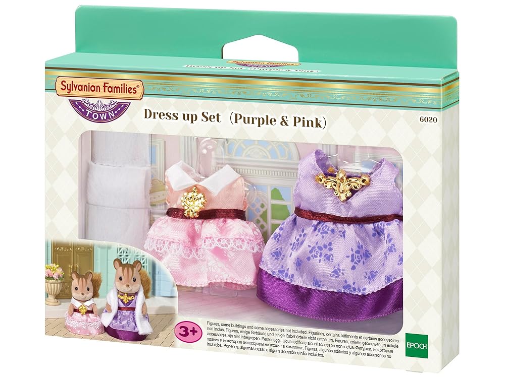 Sylvanian Families 6020 Dress up Set, Purple/Pink