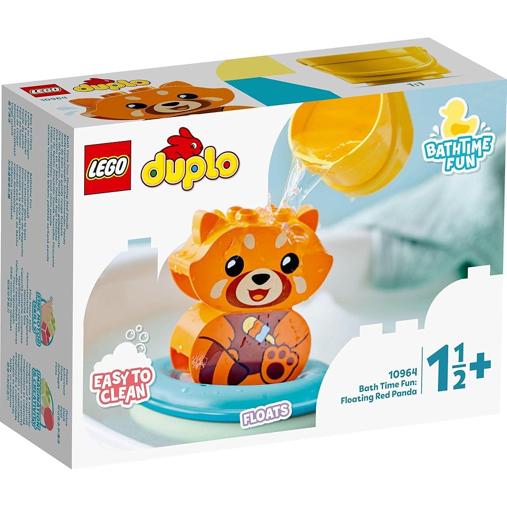 レゴ(LEGO) デュプロ おふろで遊ぼう！レッサーパンダ 10964 おもちゃ ブロック プレゼント幼児 赤ちゃん 動物 どうぶつ お風呂 男の子 女の子 1歳半以上