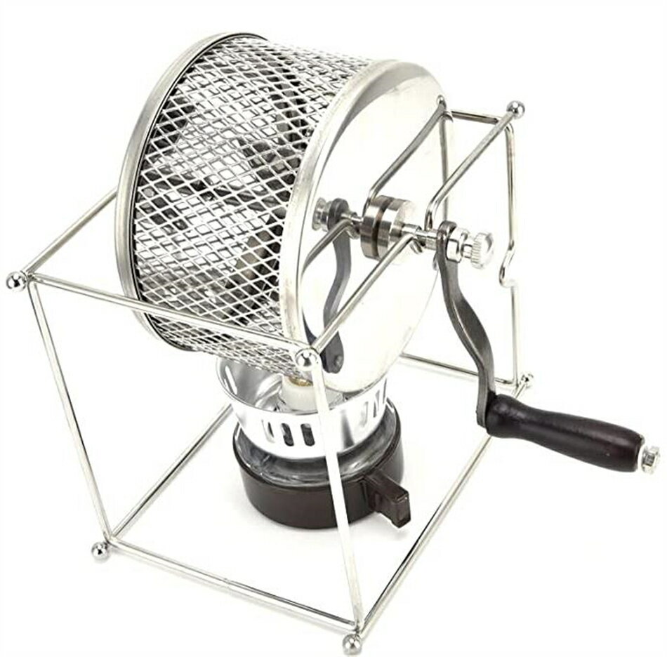 コーヒー豆焙煎機、デスクトップ小型手動コーヒー焙煎機家庭用温度制御可能焙煎用