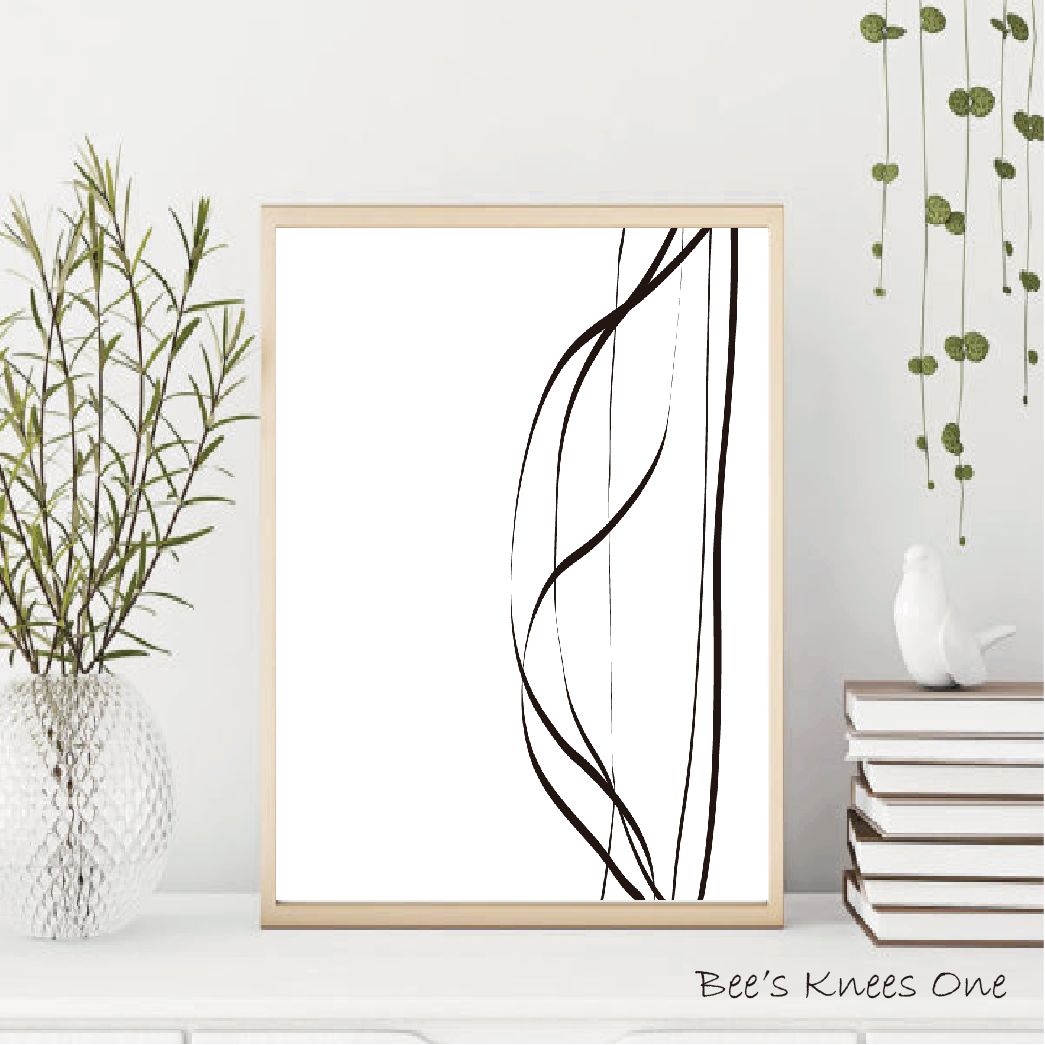 アートポスター『カリグラフィー』 北欧 アートパネル ノルディック A5 A4 A3 A2