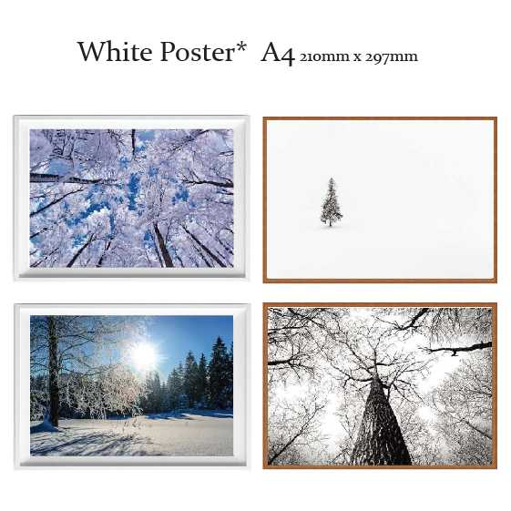 【全8種】冬 アートポスター 北欧 ポスター A4 A3 ART デザイン アートプリント インテリア 額縁 フレーム