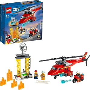 レゴ(LEGO) シティ 消防レスキューヘリ 60281 おもちゃ ブロック プレゼント 消防 しょうぼう ヘリコプター 男の子 女の子