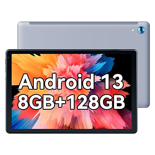 【5月限定!全商品ポイント2倍セール】Cheerjoy タブレット 10 インチ Android 13 オクタコアタブレット, 8GB(4+4拡張) + 128GB(TF 1TB拡張可能) Bluetooth付きタブレット 5.0, 5G+2.4G WIFI, 5MP+8MPデュアルカメラ,