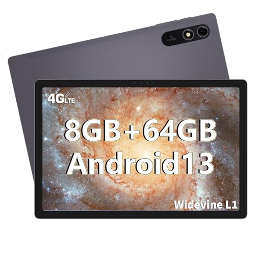 Android 13 タブレット 10.5インチ wi-fiモデル C2型 8GB+64GB+1TB TF拡張 8コアCPU SIMフリー 4G LTE通信 IPS FHD 1920×1200解像度 13MP/8MPカメラ WidevineL1 6000mAh type-C+顔認識+B