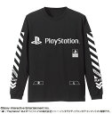 プレイステーション 袖リブロングスリーブTシャツ“PlayStation” BLACK XL 