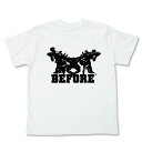 ドラゴンボールZ ギニュー特戦隊ビフォーアフターTシャツ WHITE M 【09/16頃入荷】
