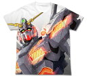 機動戦士ガンダムUC(ユニコーン) ユニコーンガンダムフルグラフィックTシャツ WHITE S 【09/16頃入荷】