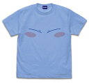 転生したらスライムだった件 リムル様フェイス Tシャツ SAX L 【09/24頃入荷】(3)