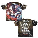 ブラック・ラグーン トゥーハンド レヴィ 両面フルグラフィックTシャツ XL 【10/04頃入荷】