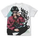 幽☆遊☆白書 描き下ろし 浦飯幽助 フルグラフィックTシャツ 花束Ver. WHITE XL 【10/24頃入荷】