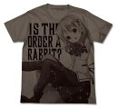 ご注文はうさぎですか? ココア オールプリントTシャツ CHARCOAL L 【10/24頃入荷】